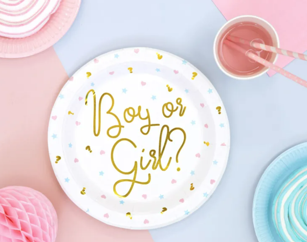 Teller - Boy or Girl - ca. ø23cm